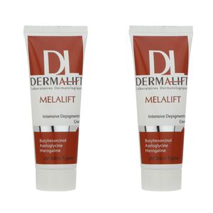 کرم روشن کننده درمالیفت مدل melalift cream حجم 40 میلی لیتر بسته دو عددی